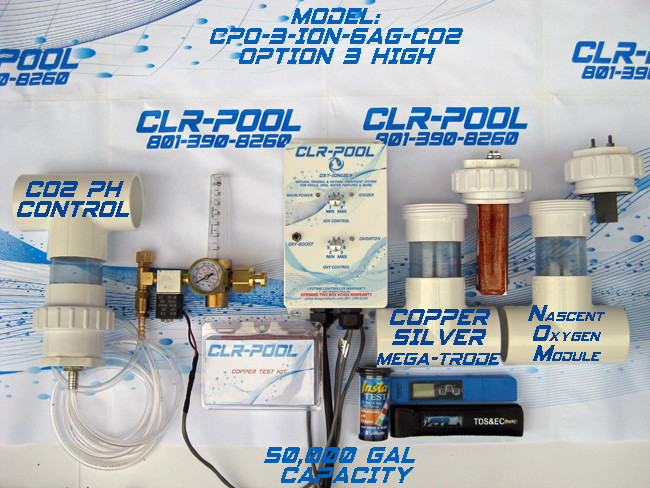 chlorine free pool system cpo-ion-3-co2