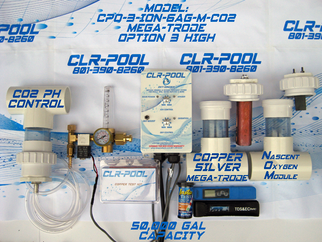 chlorine free pool system cpo-ion-3-co2